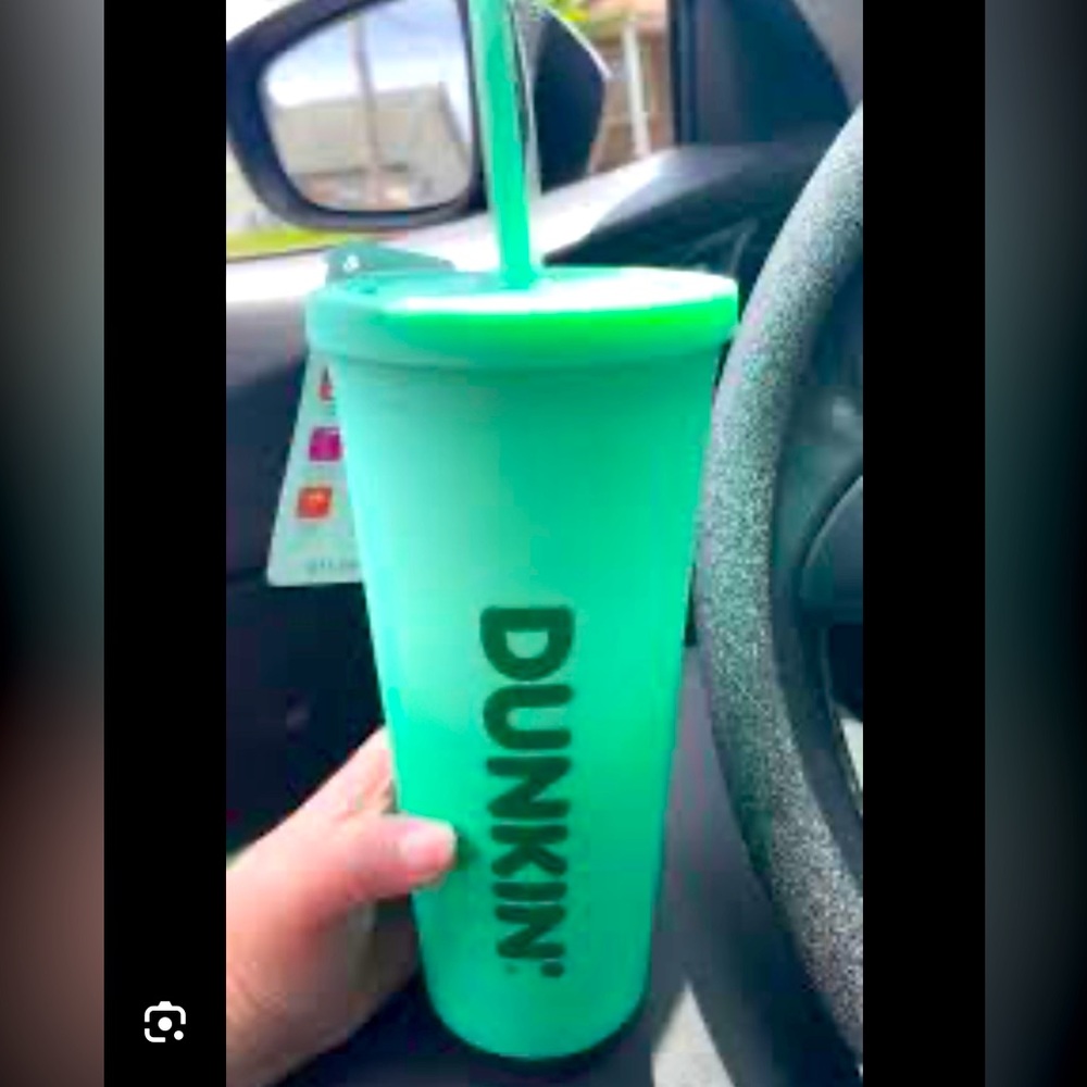 Dunkin Pastel Green Tumbler Brand New Spring Limited Edition Cup